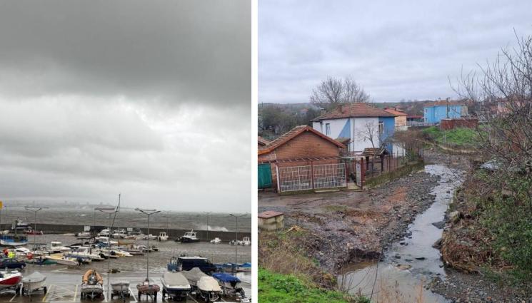 бедствено положение - Созопол излиза от водния ад! Бедственото положение пада