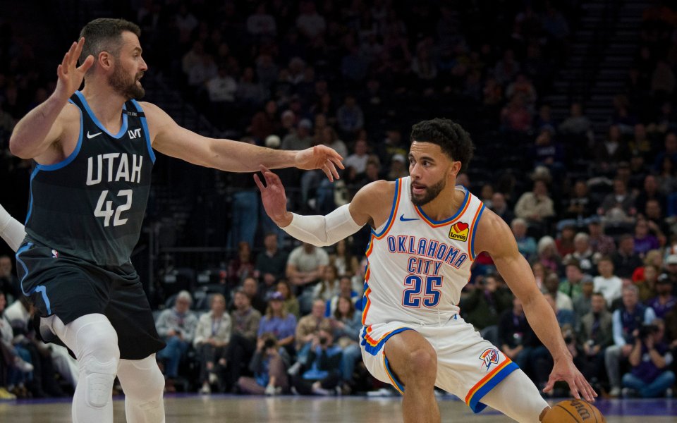 Юта Джаз - Оклахома Сити Тъндър 101:131 точки / НБА, редовен сезон, 08.12.2025 г.