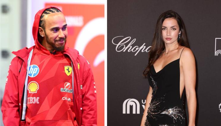 Люис Хамилтън Ана де Армас - Хамилтън флиртува с момиче на Бонд