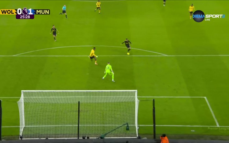 Бруно Фернандеш откри резултата за Ман Юнайтед