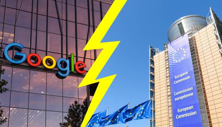 ЕК гугъл - ЕС погна „Гугъл“ за скандал с тайно ползване на съдържание за AI!
