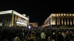 протест срещу правителството в София