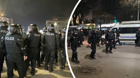 полиция протест софия