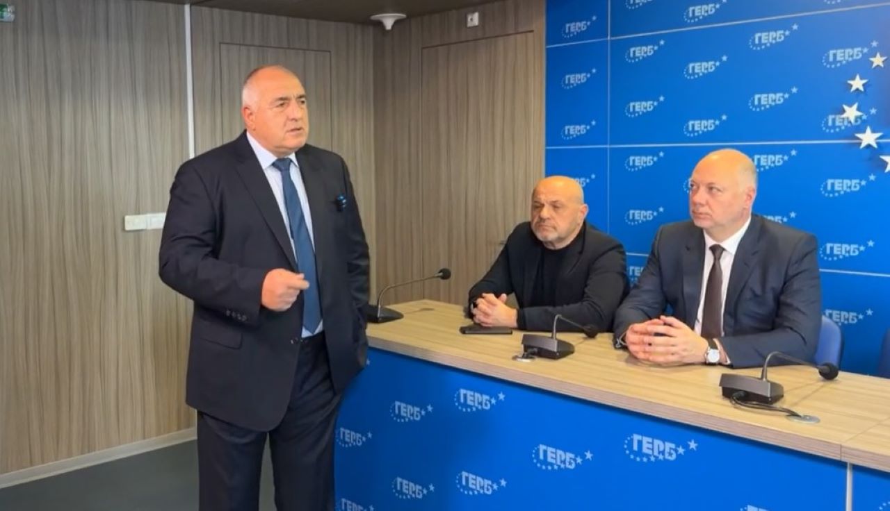 <p>Брифинг на ГЕРБ след оставката на правителството на Росен Желязков.</p>
