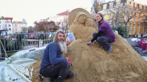 скулптура пясък Бургас