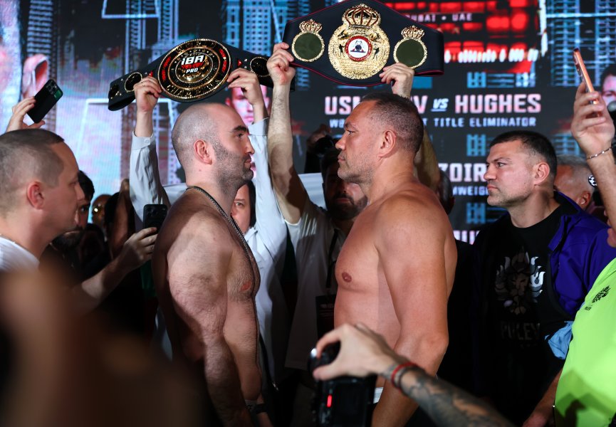 Официалният кантар преди битката между Кубрат Пулев и Мурат Гасиев1