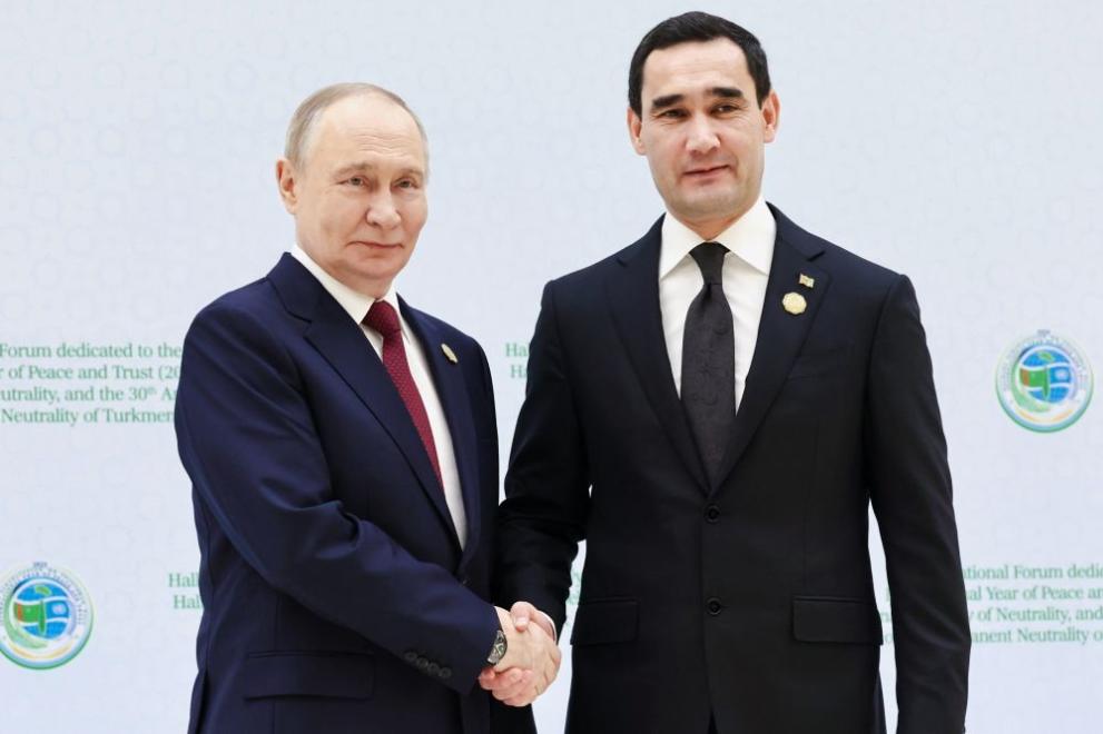 Владимир Путин и Сердар Бердимухамедов