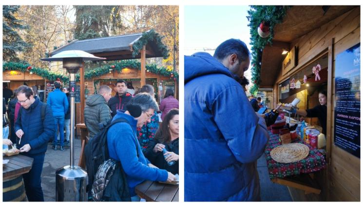 в - 60 лева харчи семейство на Коледния базар!