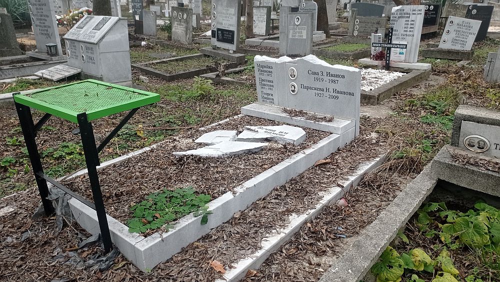 Вандализъм на Централните софийски гробища в невиждани мащаби