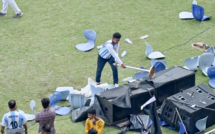 В СНИМКИ: Безредици в Индия заради Меси