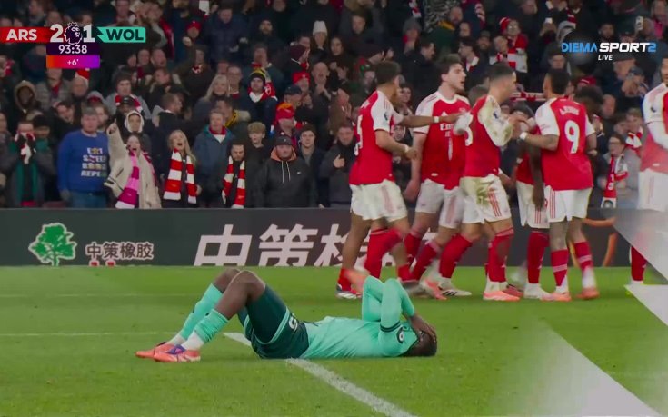 Нов автогол на Уулвс донесе победата на Арсенал