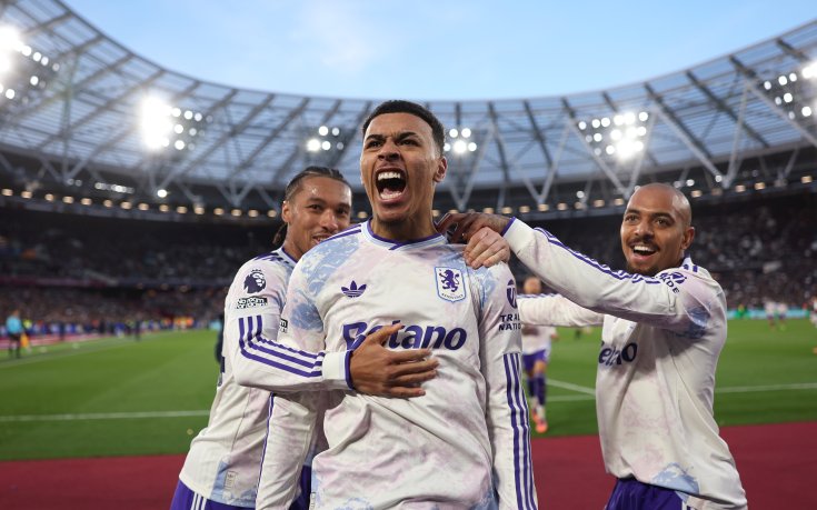 Астън Вила няма спирка след голово шоу срещу Уест Хем и гледа към върха