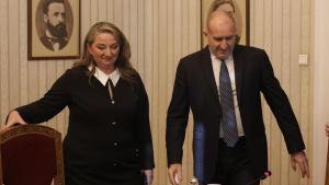 Румен Радев и Деница Сачева