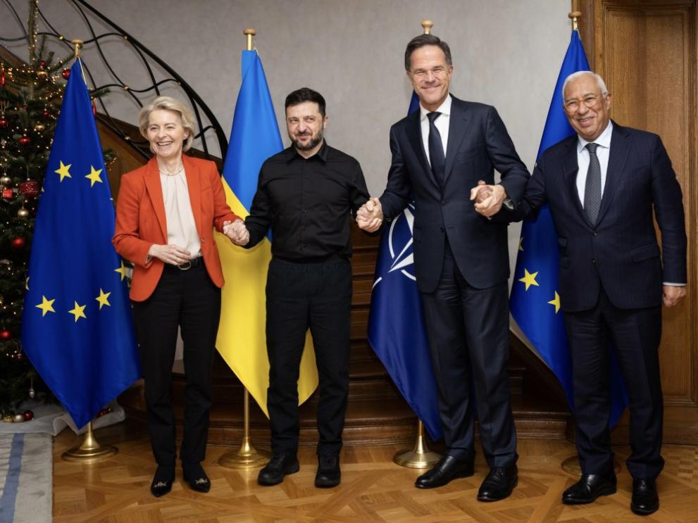 Фон дер Лайен, Зеленски, Рюте