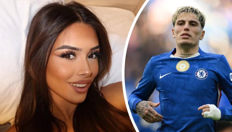 Алехандро Гарначо Адриана Лобос - Спипаха крило на Челси с нова мацка