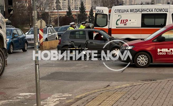 Тежка катастрофа край УНСС в София