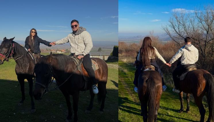 Карлос Насар и Александра - Насар става все по-добър и в ездата (ВИДЕО + СНИМКИ)