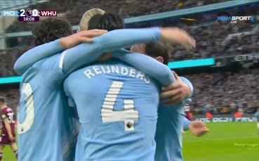 Райндерс удвои за Сити срещу Уест Хем