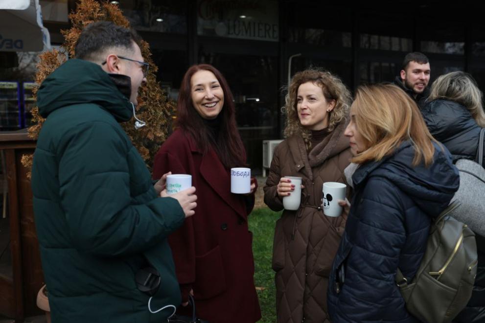  митинг bTV Мария Цънцарова 