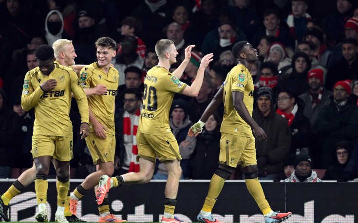 НА ЖИВО: Арсенал 1:1 Кристъл Палас, дузпи ще решат победителя