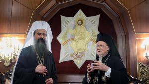 Българският патриарх и Софийски митрополит Даниил и Вселенският патриарх Вартоломей