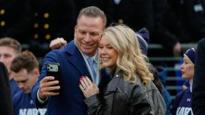 Карълайн Левит и съпругът и