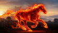 Червен огнен кон