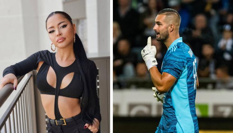 Матко Обрадович Александра Младенович - Певица с пиперлив език залюби вратар в Дубай