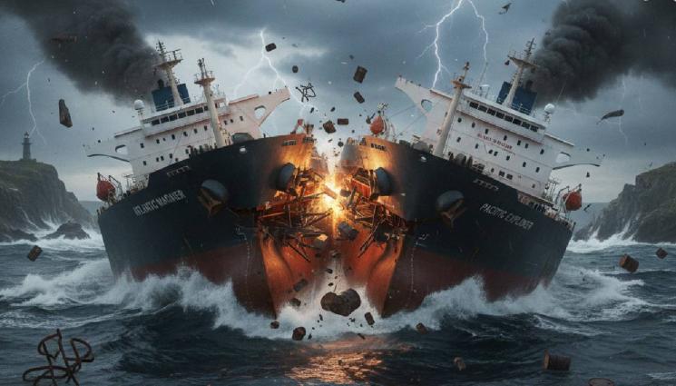 танкер - ТРЕВОГА В ИСТАНБУЛ: Два танкера се сблъскаха край Бакъркьой!