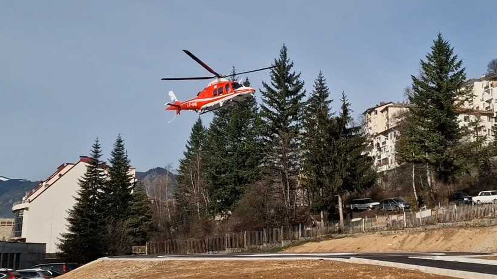 Транспортираха тежко пострадал човек от Гела към "Пирогов" с хеликоптер