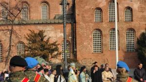 богоявленски водосвет на бойните знамена