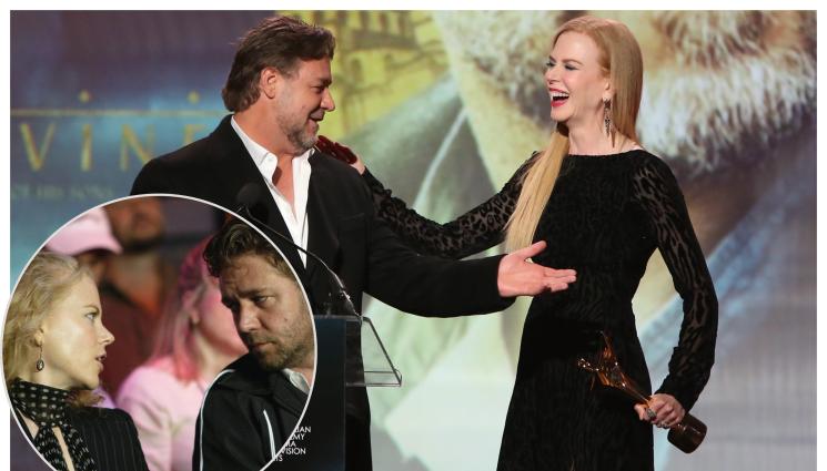 никол кидман ръсел кроу - Никол Кидман заби Ръсел Кроу!