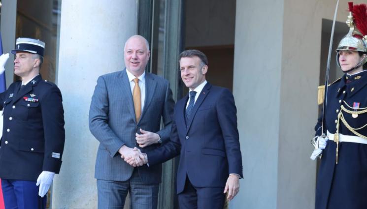 Росен Желязков - Макрон посрещна Желязков в Париж!