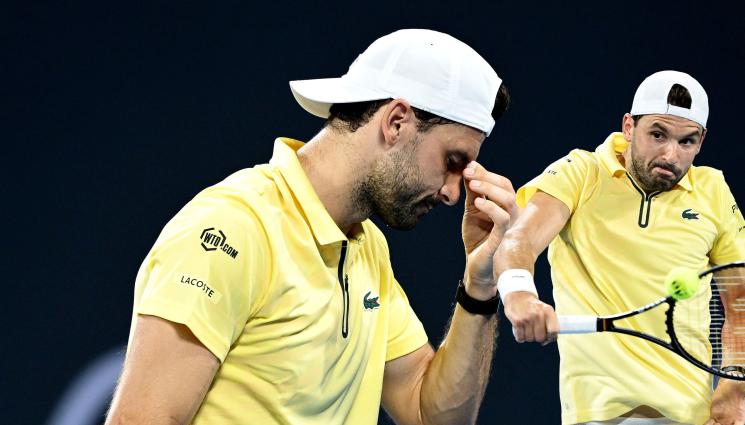 Григор Димитров - Григор приключи рано в Бризбън