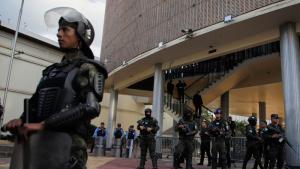 Военна полиция охранява парламента на Хондурас