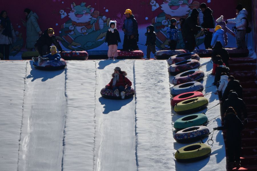 <p>Снежни приключения в Лонгтан парк в Пекин.</p>