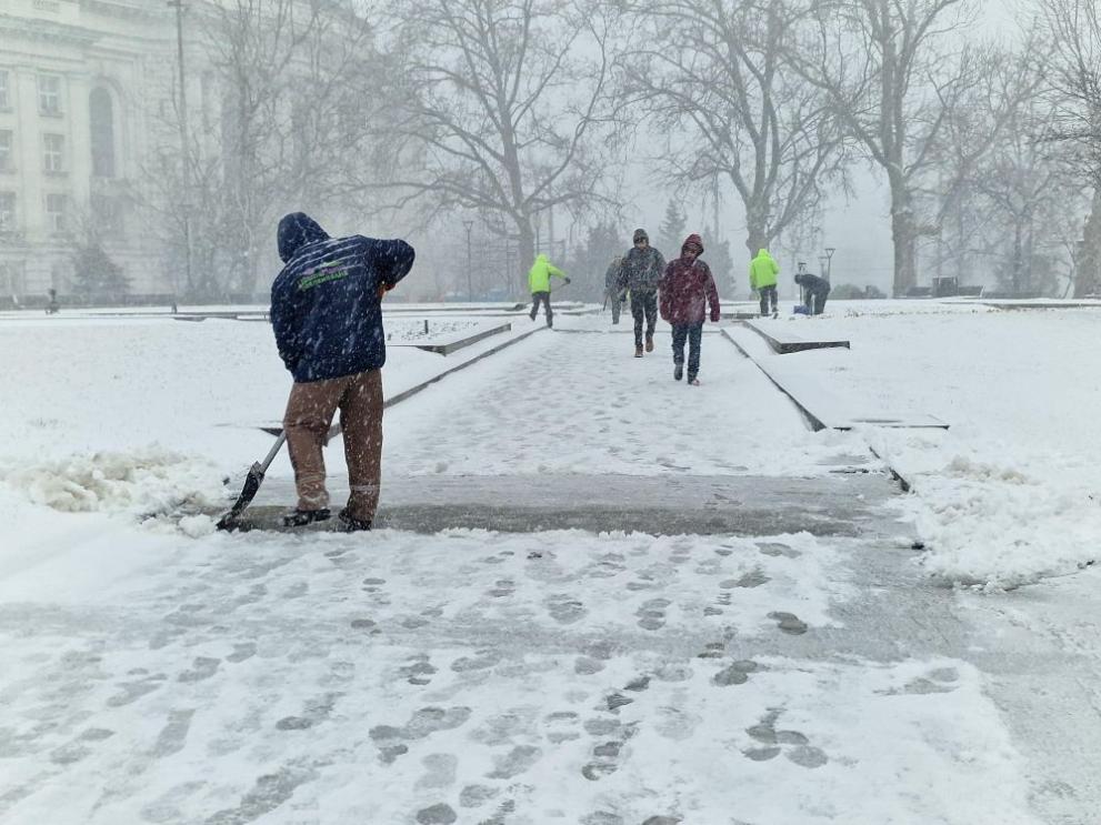  София сняг лед разчистване 