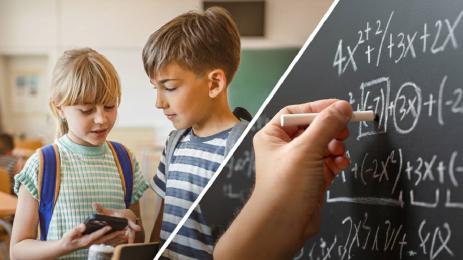 ученици телефони математика