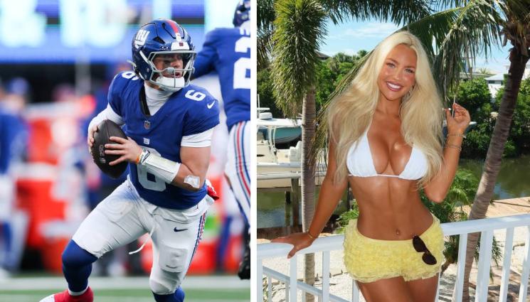 Джаксън Дарт Мариса Айърс - Играч на Джайънтс се показа с момиче от ринга