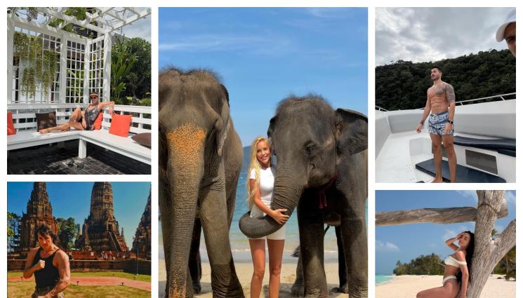 8 - Звездите избягаха на топло в Тайланд