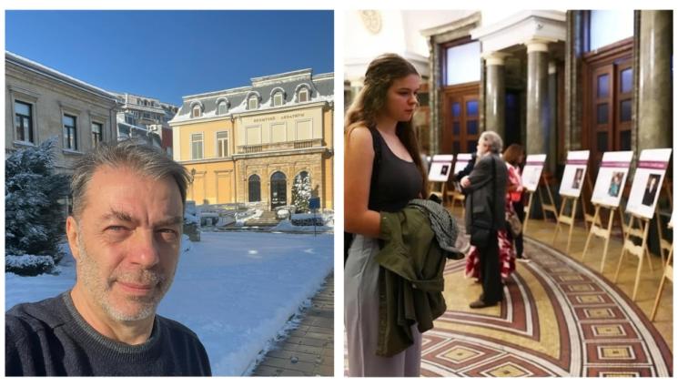 q - Директор скочи на изложба с Господинов!