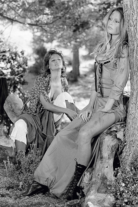 Клаудия Кардинале и Брижит Бардо