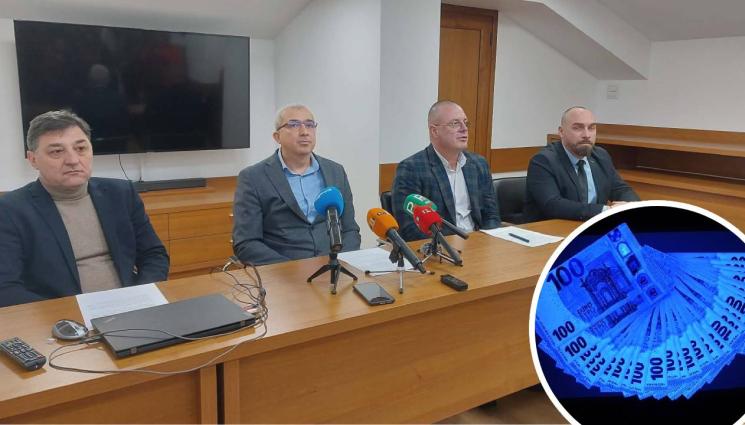 фалшиво евро - Младежи пробват да пробутат 400 банкноти менте!