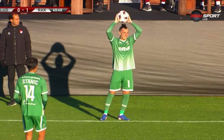 Лудогорец - Ракув 0:2 /първо полувреме/