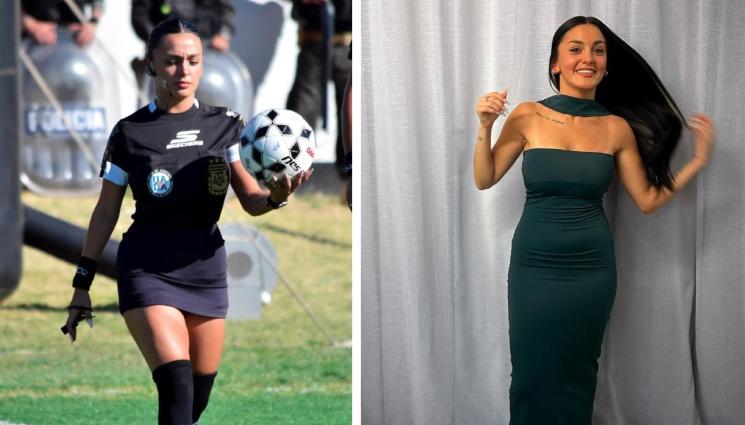 Агустина Лос Матрея - Най-красивата съдийка свири по къса поличка