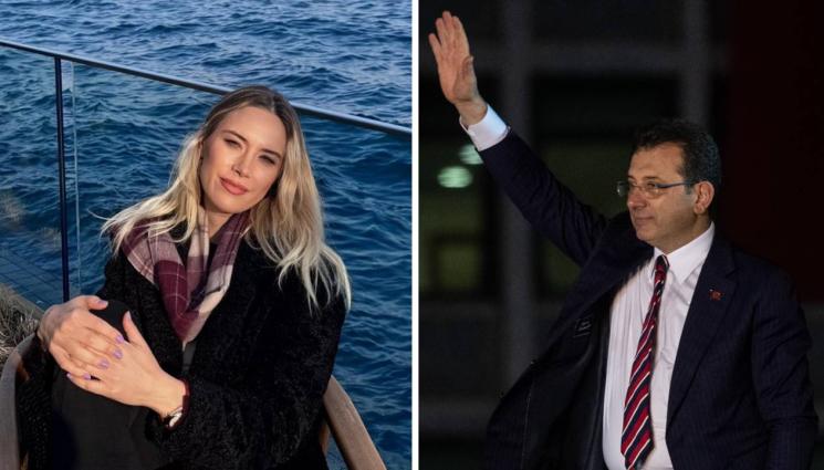 Екрем Имамоглу Дерия Чарган - СКАНДАЛ ТРЕСЕ ТУРЦИЯ: Арестуваха любовницата на кмета на Истанбул! (СНИМКИ)