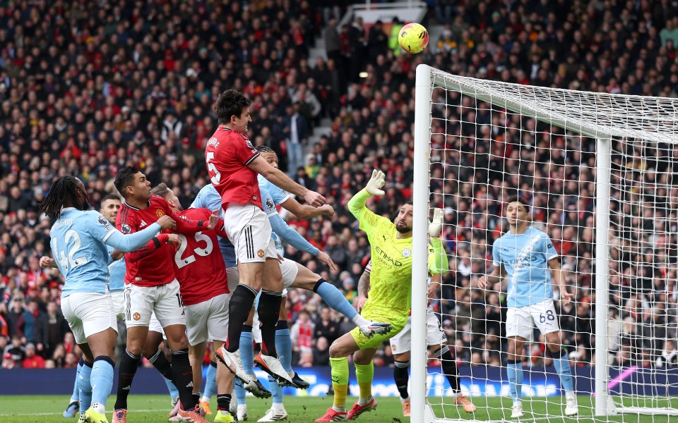 НА ЖИВО: Манчестър Юнайтед 0:0 Манчестър Сити, греда за 