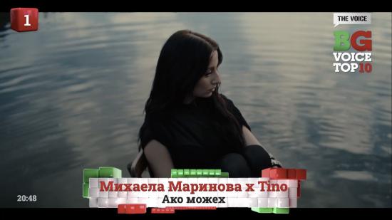 „Ако можех“ от Михаела Маринова и Tino е най-харесваният български хит за трета поредна седмица | BG Voice Top10 (#03/2026)