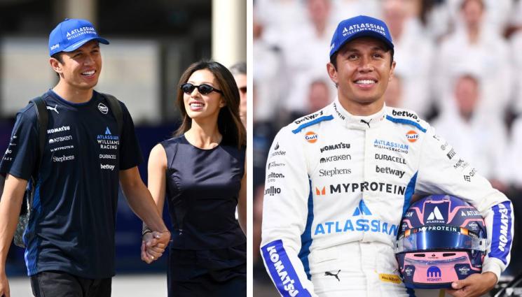 Алекс Албон Лили - Пилот връчи годежен пръстен на голфърка