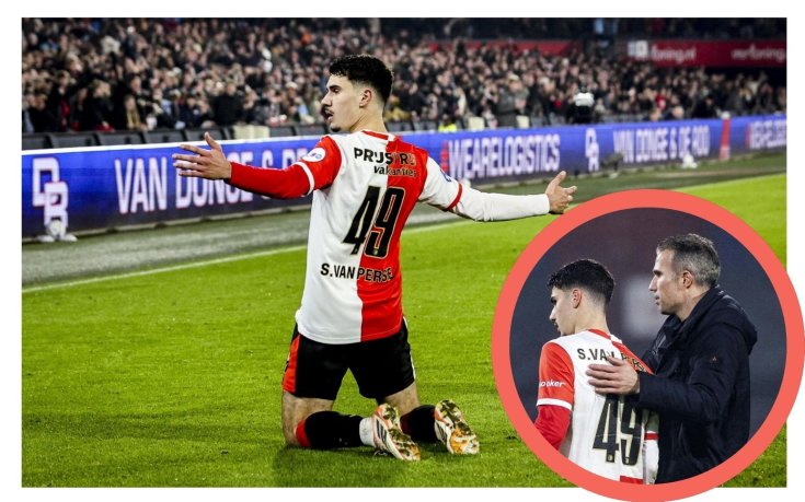 Синът на Ван Перси с два шедьовъра, но и това не достигна на Фейенорд